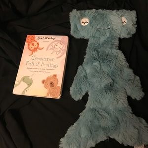 Slumberkins hammerhead and book